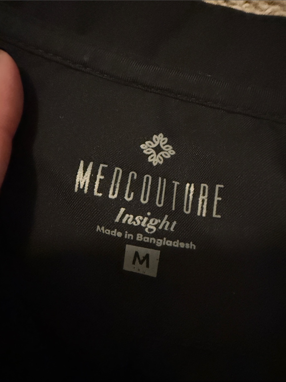 Med Couture Black Short Sleeve Women's Tee